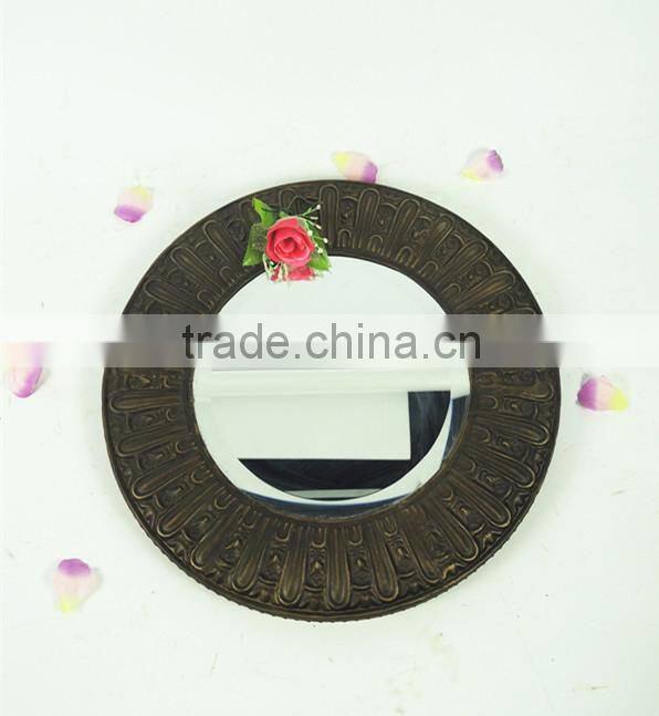 Round antique decorative classic mirror