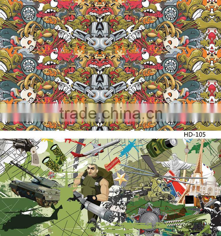 HD-108 CARLIKE Air Bubble Free Durable Bomb Sticker Car Body Wrap Sticker