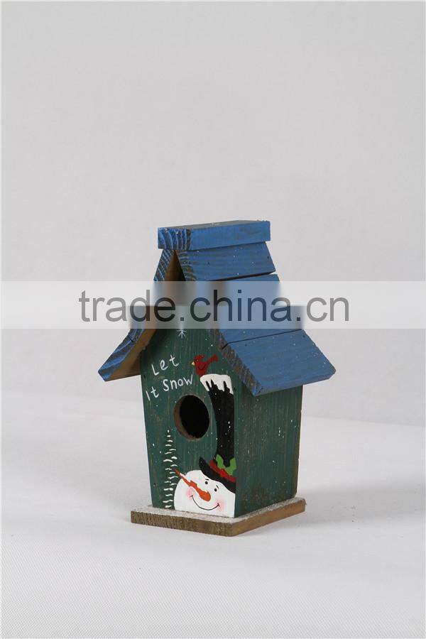 Eco-friendly decorative MDF pet birdhouse