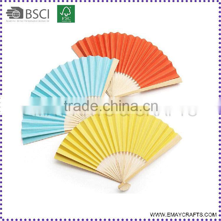 Custom Design Chinese Personalized Foldable Paper Hand Fan