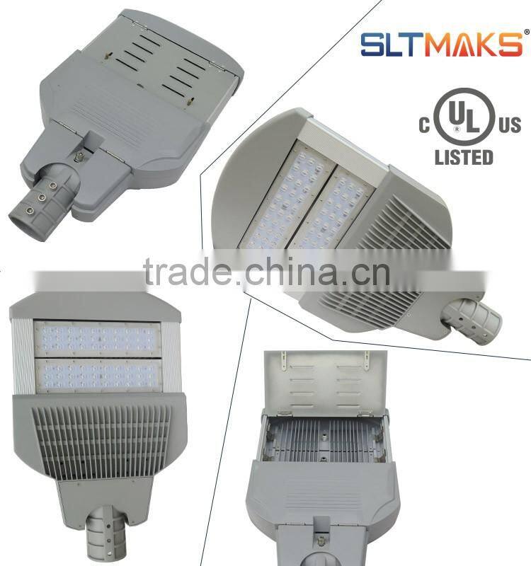 Factory price cUL DLC UL 100w ip65 LED street light with 5 years warranty