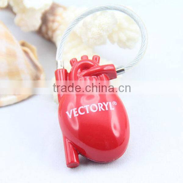 New design heart shape lock,Resettable Luggage Lock, Combination Lock CH-015