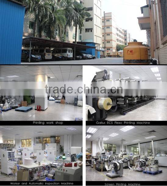 adhesive double layer label sticker