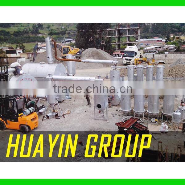 10TPD in Gujarat waste motor oil pyrolysis