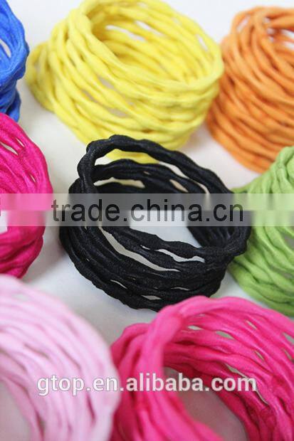Wholesale rubber elastic hair circle cheap good quality R-0024