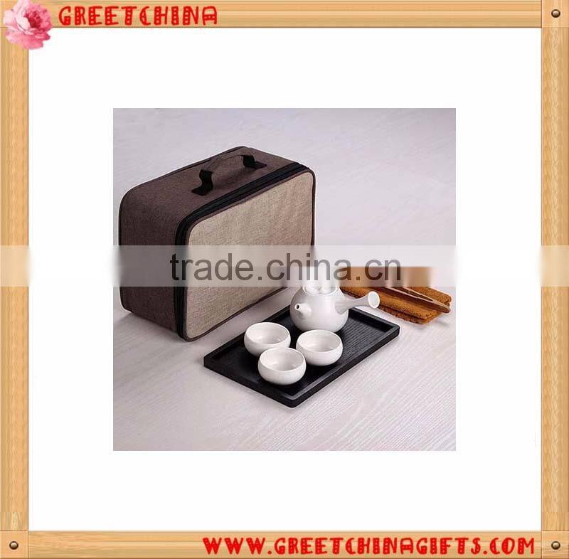 Promotional Custom Portable Travel Celadon Teapot Set