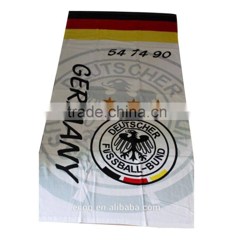 Promotional cotton multifunctional beach towel lounge chair cover