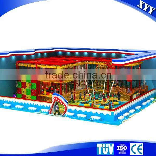 New children outdoor playground equipment high ropes course