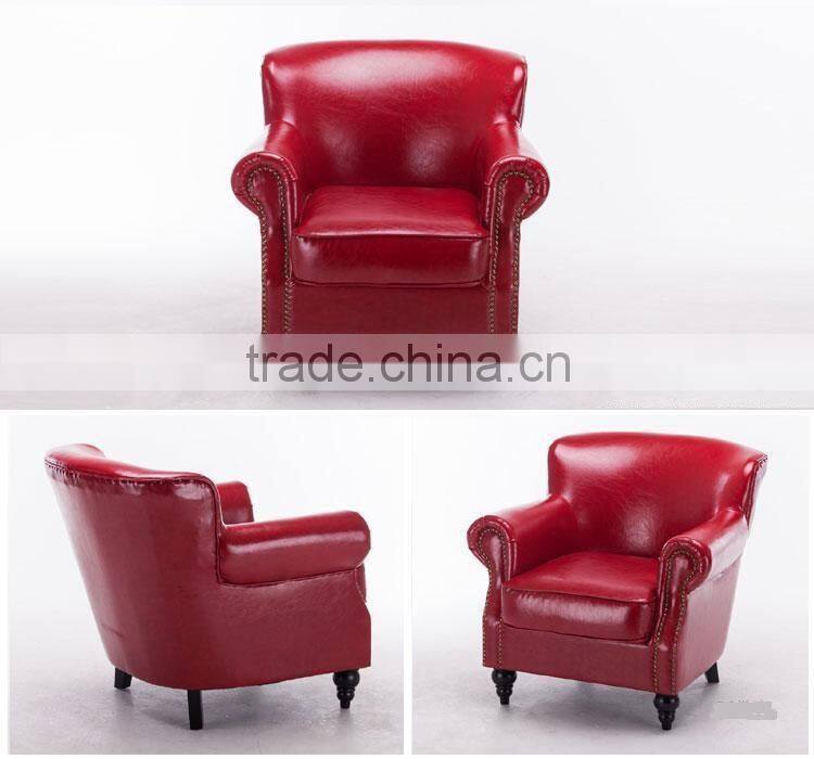Luxry Retro PU leather comfortable sofa Y196