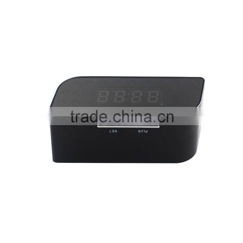 Android & IOS system phone 160 degree Alarm Clock camera P2P camera wifi hidden camera wifi spy camera wifi