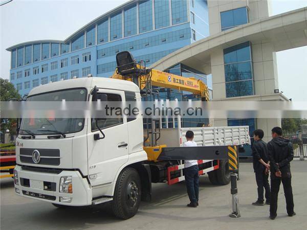 mini truck mounted crane bucket crane truck