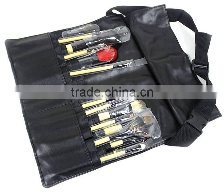 professional 16 pcs makeup brush set with belt case