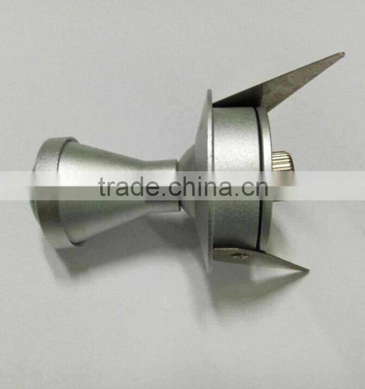 rotatable fiber optic cabinet light for museum