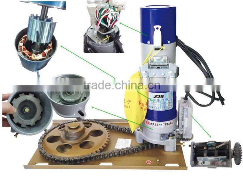 AC DC gear rolling shutter side motor
