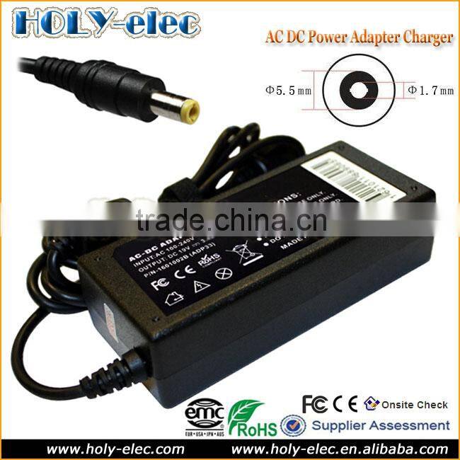 oem Laptop AC adapter Power Cord Supply For Acer 19V 3.16A 65W 5.5*1.7mm