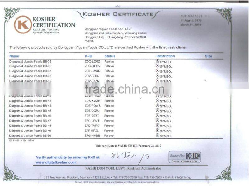 Edible diamond sugar