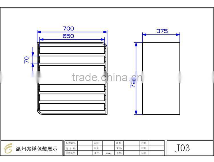 customized spectacle display case