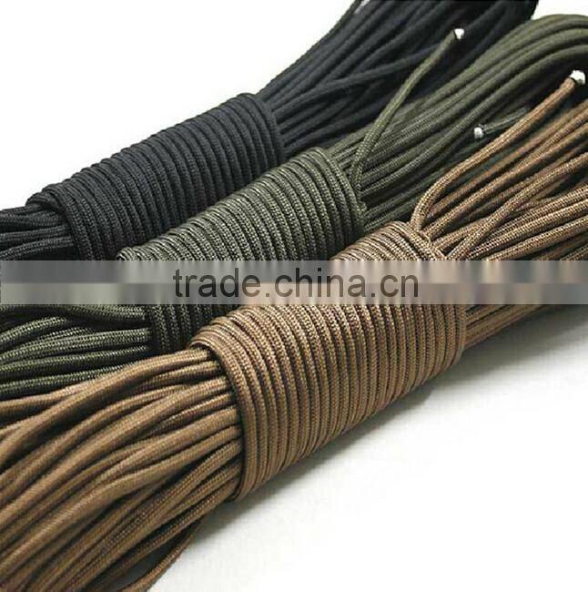 50 Meters Dia. 2mm one stand Cores Paracord for Survival Parachute Cord Lanyard Camping Climbing Rope Hiking Clothes line