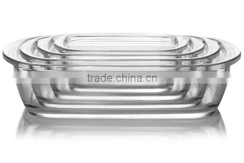 glass baking dish with handles on the side