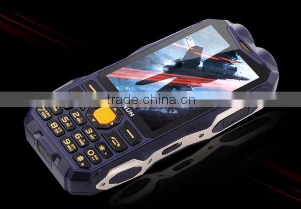 335-Sports Outdoor Cellphone 18000mah Standby 100days Elderly Phone Dual Sim Large Speaker With Analogue TV Dual Lights