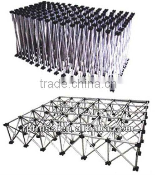 Portable aluminum stage for dance performance
