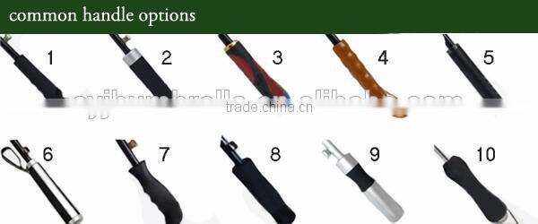 Promotional Rain Umbrella with Curved Handle