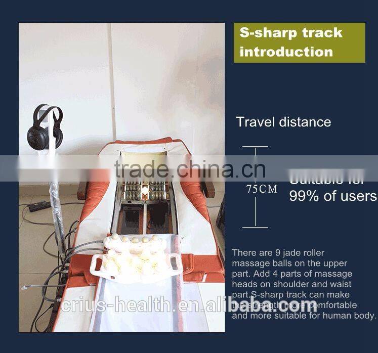 Crius Full body 3D Electric Adjustable jade massage bed