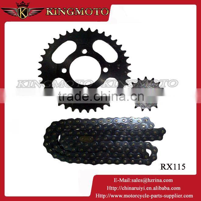 38-55 Teeth High Quality Alloy 7075 T6 Aluminum Motorcycle Chain And Sprocket Set For KINGMOTO