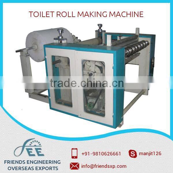 Toilet Roll Making Machine With Embossing Installed Easily Ad Available In Different Technical Specifications