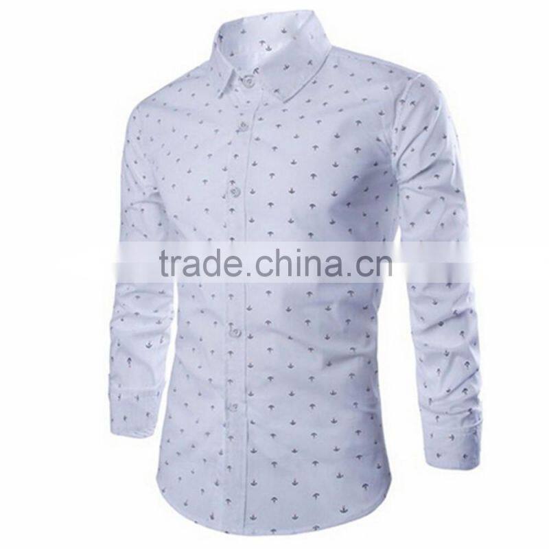 Customise Plain Pattern 100% Cotton Dress Shirt Design