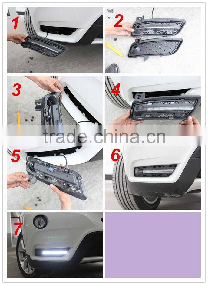 wholesale Car accessory DRL LED daytime running light for BMW 3 Series 2008-2012 led headlight fog lamp