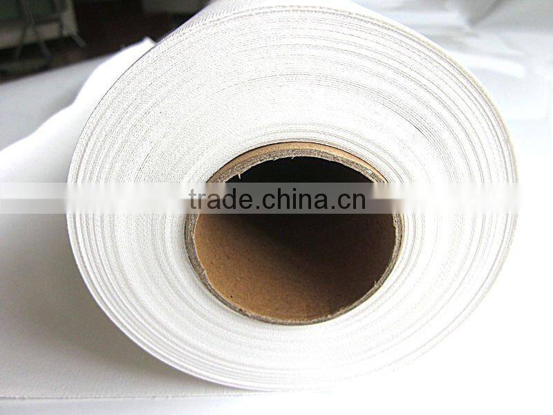 digital printing cotton canvas cotton Canvas-White Back digital glossy cotton canvas roll