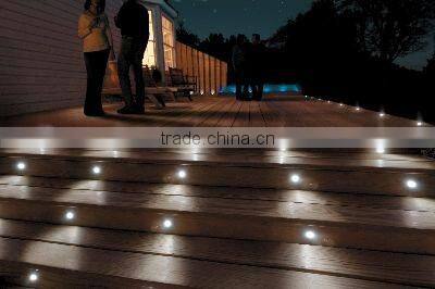 Set of 20 x 30mm Recessed LED Stair lighting fixtures / 12Volt Mini LED Stair lighting fixtures