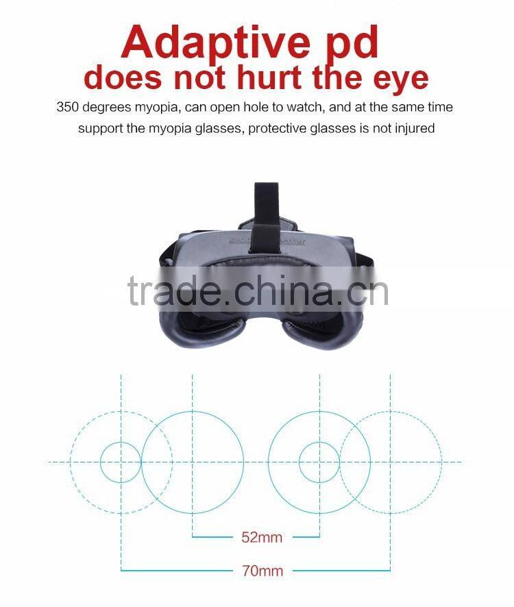 3D Virtual Reality Glasses All In One 3D VR Box Factory Price virtual reality headset 2016