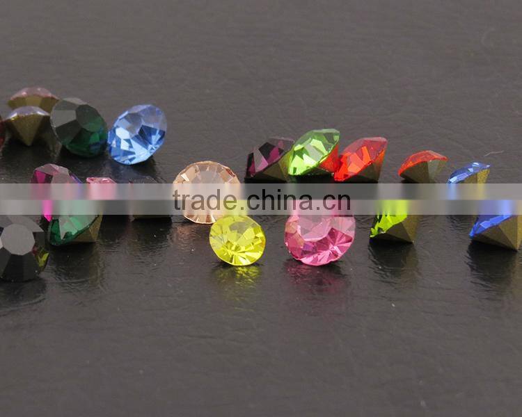 Orlando city sells well glass crystal pointback rhinestones