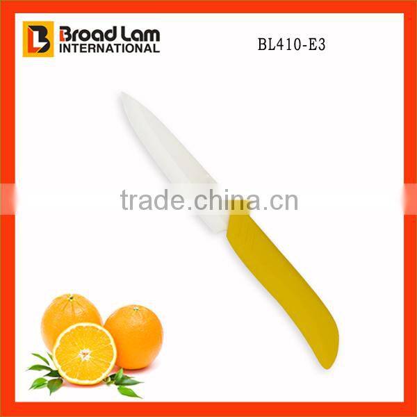 Most Popular Use Ceramic Paring Knife 4" white blade satin finish