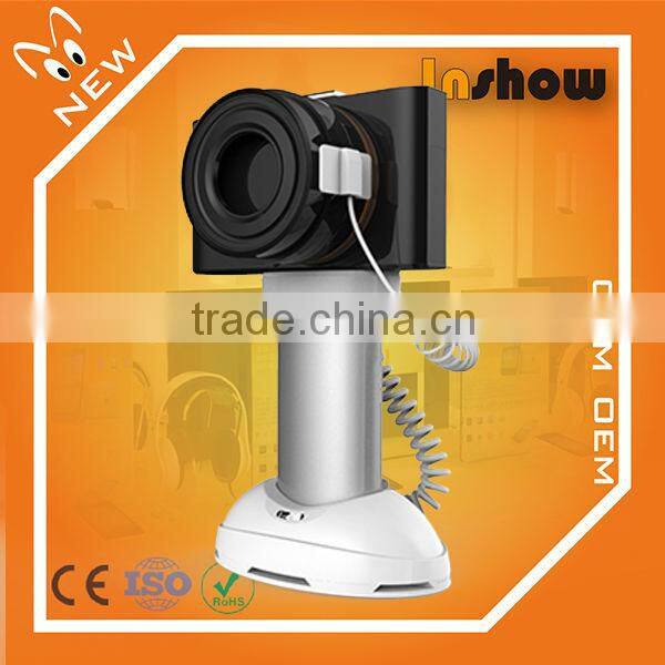 Newest Digital camera display stand with double security for the lens