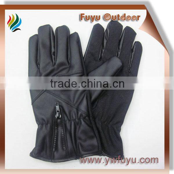 fashionable driving leather gloves