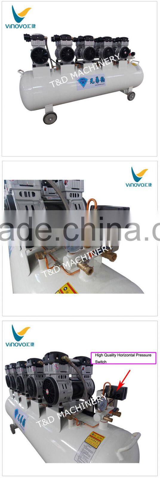 5 motors industrial mobile air compressor machine sale