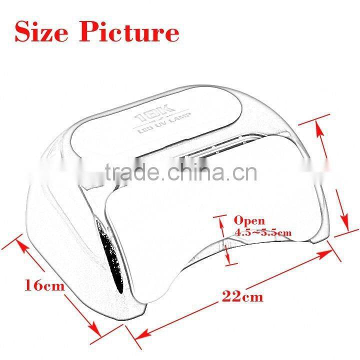 2016 Alibaba China Best Selling Nail Lamp 18K 48W LED UV Nail Lamp with Automatic Sensor and Timer Setting for Nails Gel