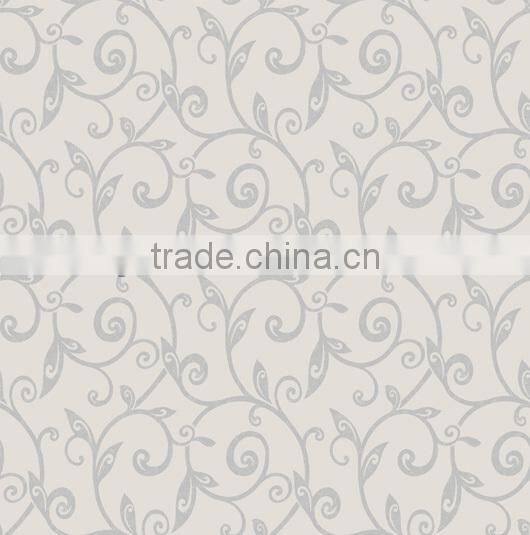 New repeat leaf wallpaper with reasonable price