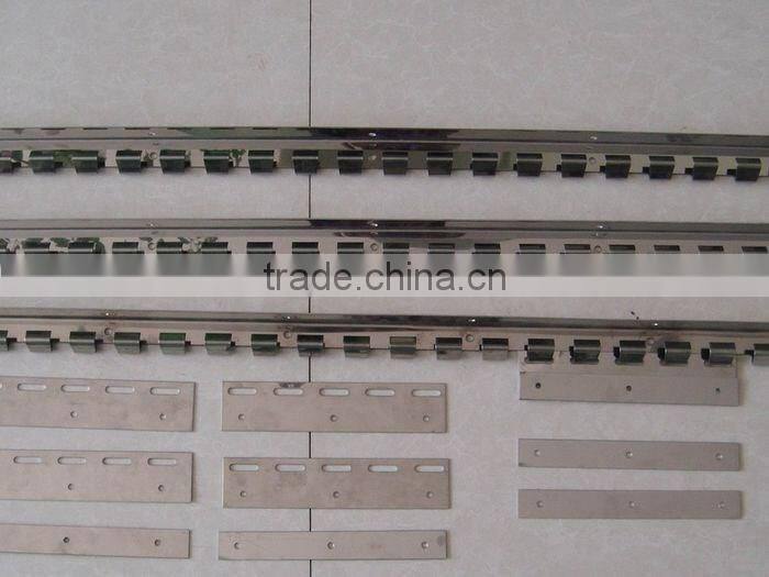 Standard Crystal Blue Flexible Transparent PVC Strip Curtains