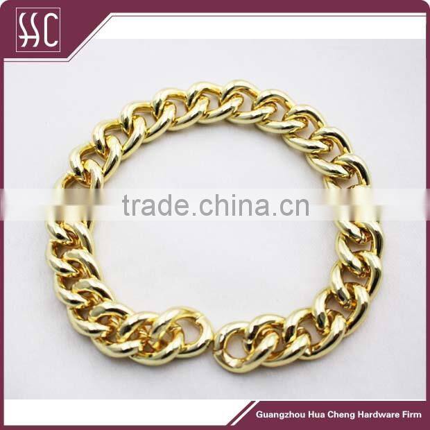 Guangzhou handbag leather bag chain for purse with lobster clasp bag hardware accessory