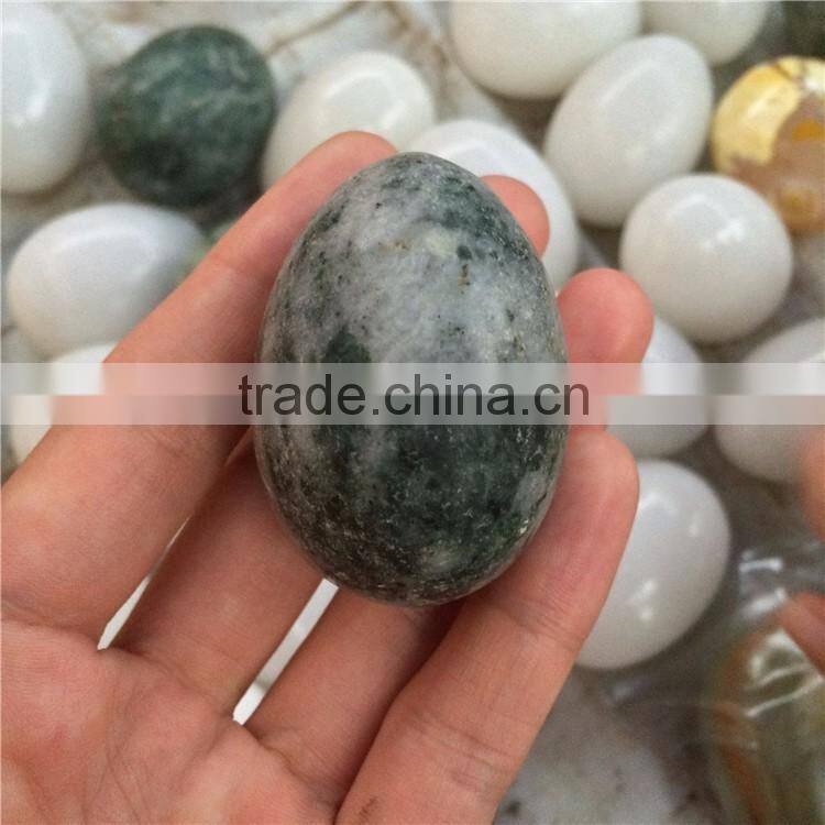 Natural Polished Crystal Stone Jade Yoni Egg For Sale