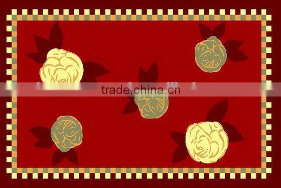 non slip 40x60cm Tiger priting Nylon bath mat.