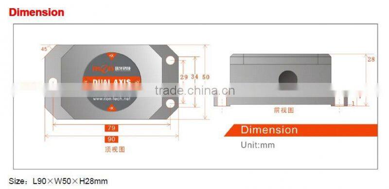 inclinometer,inclination tilt sensor,electronic inclinometer with much high precision 0.002deg