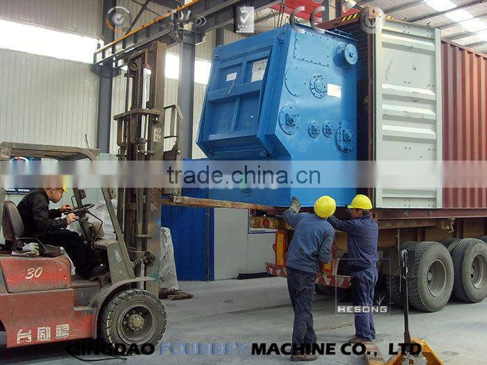CE Certification Pass Through Type Sandblast Machine / Steel Plate Sandblasting Machine
