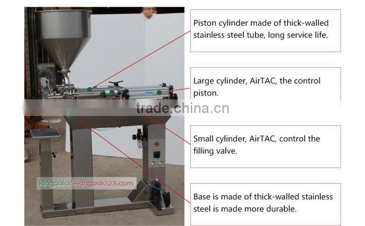 HP-CD Double Heads Piston Manual Paste Filling Machine