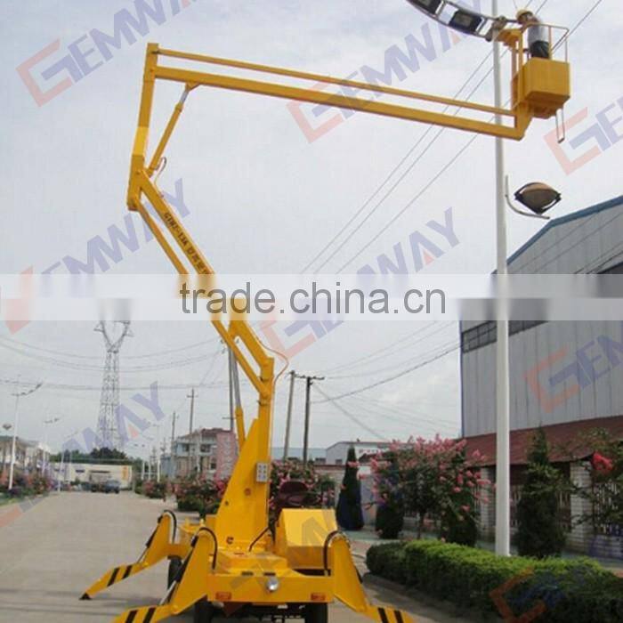 10.5m Mobile hydraulic rising platform lift