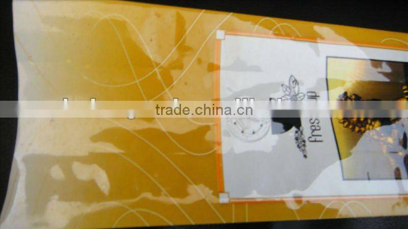 side gusseted bags with valve
